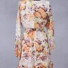 Rochie evazata cu imprimeu floral 2