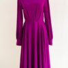 ROCHIE FUCSIA DIN TRIPLU VOAL ROCHIE FUCSIA DIN TRIPLU VOAL