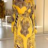 ROCHIE ANIMAL PRINT GALBEN PETRECUTA