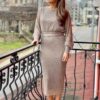 ROCHIE BEJ DIN LUREX CU BRAU