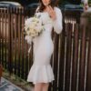 ROCHIE ALBA ELEGANTA CU NASTURI