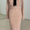ROCHIE CONICA BEJ CU GULER