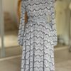 ROCHIE GRI IMPRIMEU FLORAL