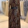 ROCHIE ANIMAL PRINT NEGRU