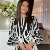 ROCHIE ALB NEGRU ELLE A