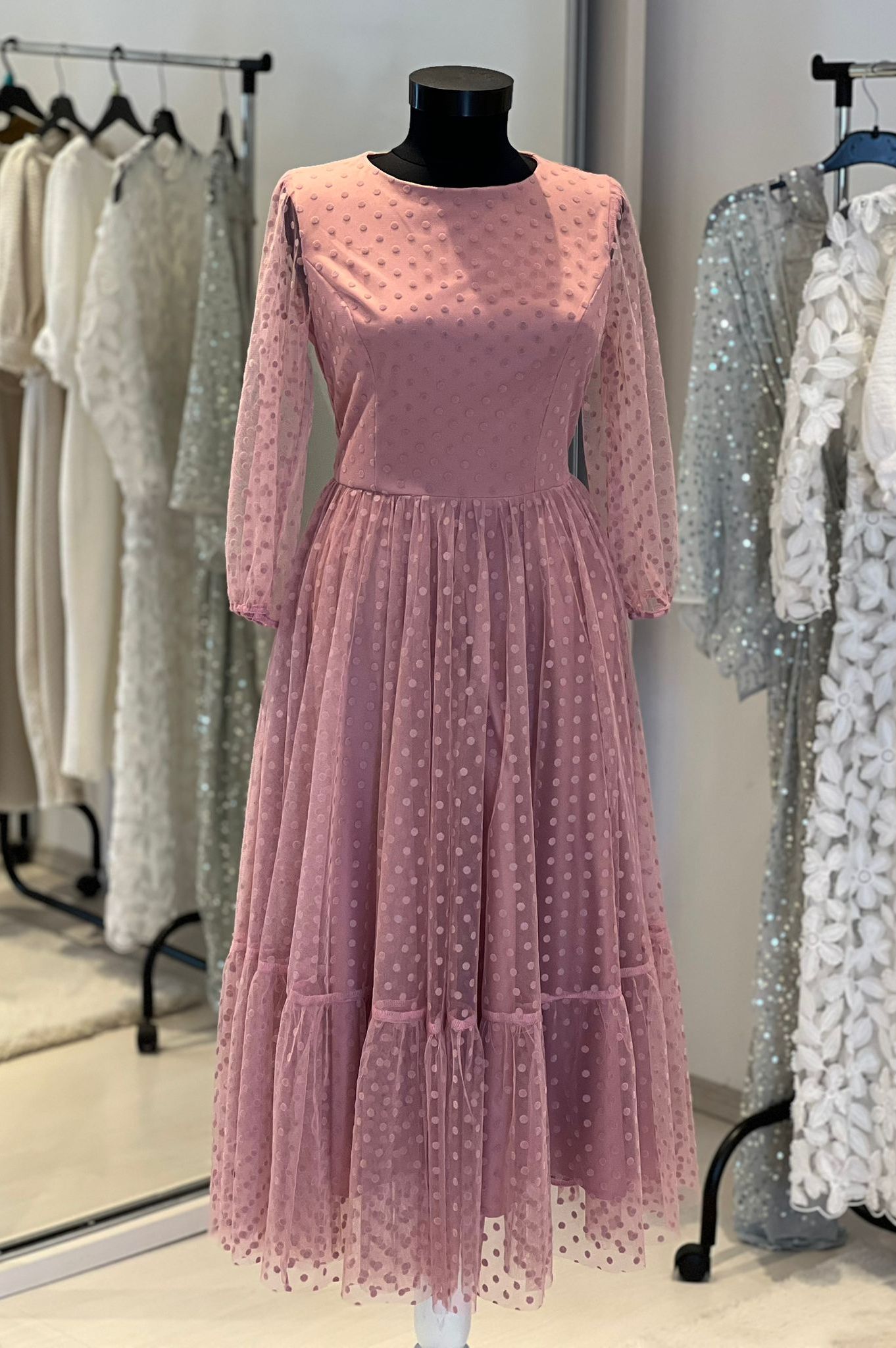 ROCHIE ROZ TIUL CU BULINE BEVERLY