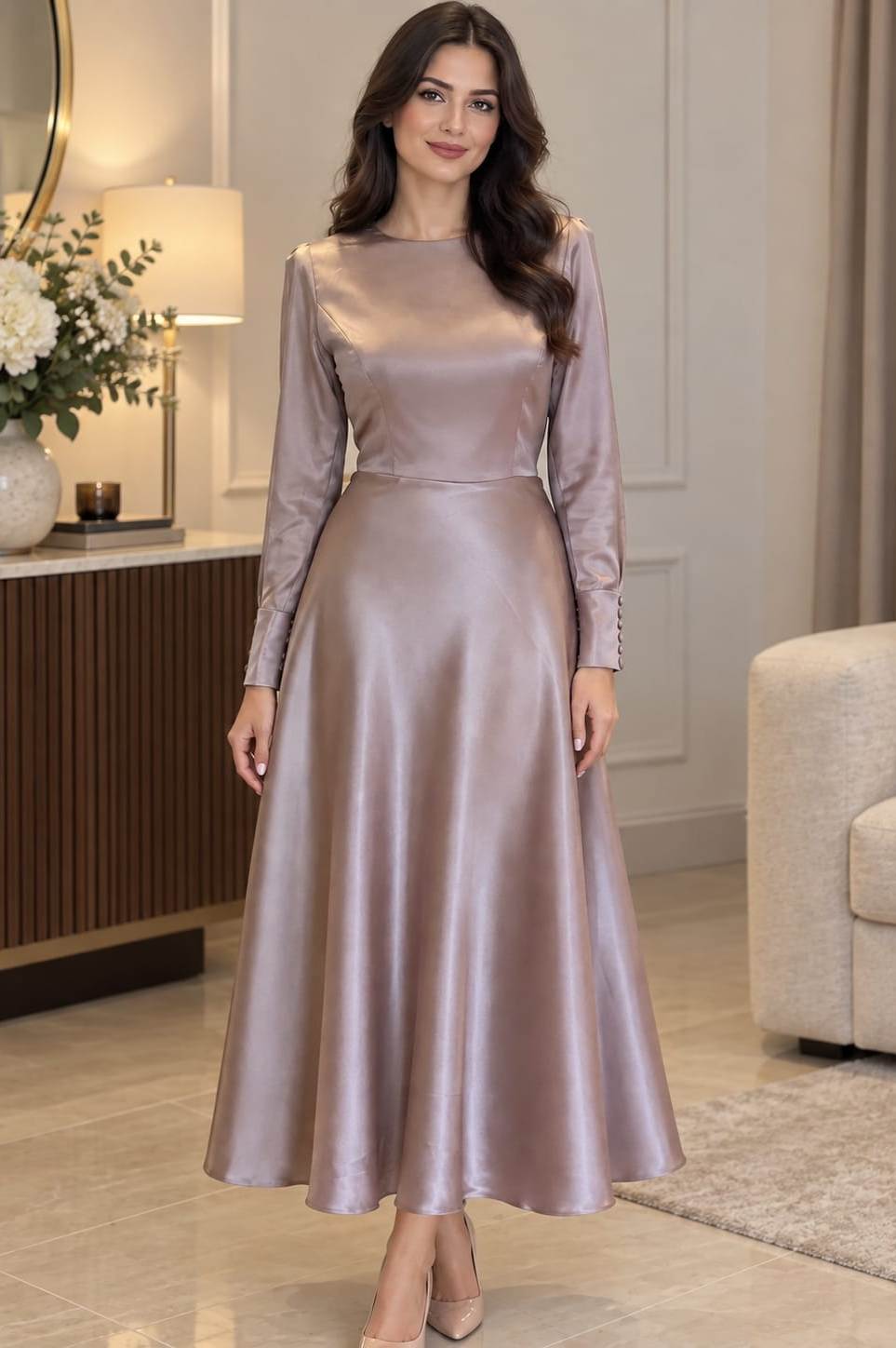 ROCHIE ROZ PLAMANIU ELLE